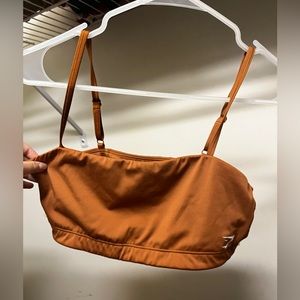 Gymshark sports bra burnt caramel size L